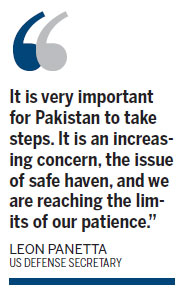 Pakistani safe havens opposed