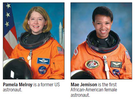 US astronauts wish Chinese peers well