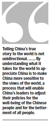 Conveying China's true story