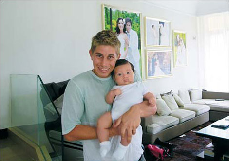 Fatherhood comes first for proud dad Dario