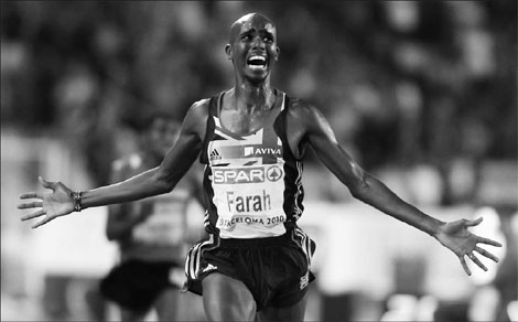 Farah gains from pain