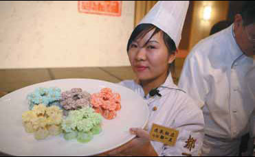 Her dumplings are packed with pork, filled with pride