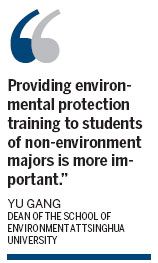 Work abounds for students majoring in environment