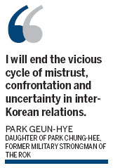 Daughter of former ROK leader to run for presidency