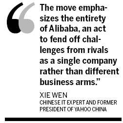 Alibaba launches revamp of units