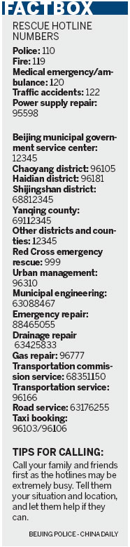 Beijing reflects on emergency