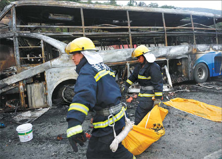 47 killed in two traffic accidents