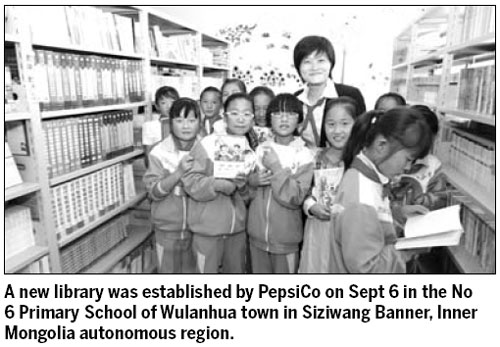 Beverage Special: PepsiCo gives back with library project