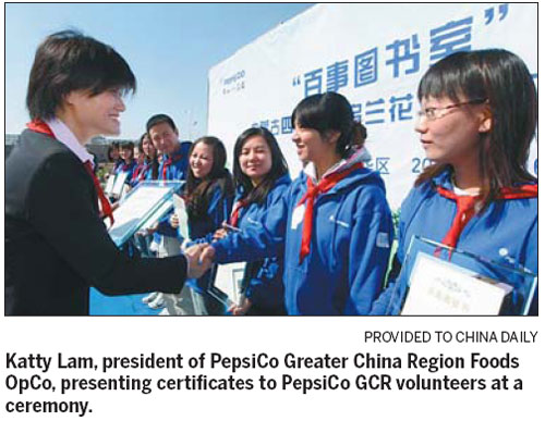 PepsiCo funding 16 schools in 15 Chinese cities