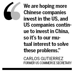 Trade issues merit more talks: Ex-US commerce secretary