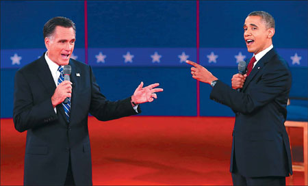 Obama and Romney in debatable accusations