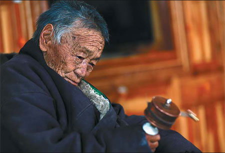 Prayer wheels on the plateau reveal genuine love for the high life