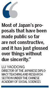 Japan urged to face up to change on Diaoyu issue