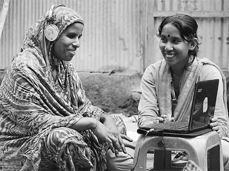 In Bangladesh, Internet rolls into villages on a bike
