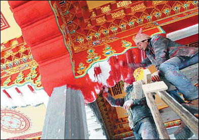 Rebuilding almost completed in Yushu