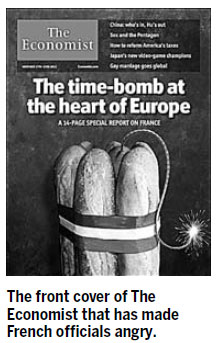 France furious at 'time-bomb' taunt