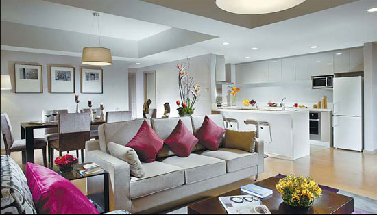 Serviced-apartment allure