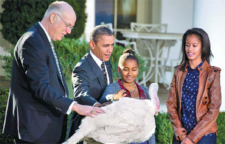 Thanksgiving turkeys pardoned |Comment |chin