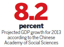 GDP growth for next year 'to beat 2012'