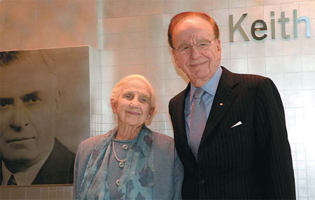 Matriarch of Murdoch's media empire dies at 103