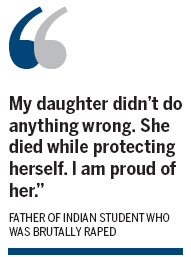 Father of Indian rape victim wants her named