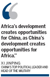 Xi pledges continued support for Africa