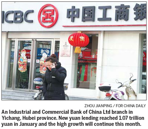 Yuan lending expansion keeps momentum