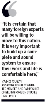 More support needed to lure foreign talent