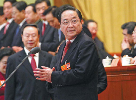 Yu Zhengsheng: frank, devoted friend