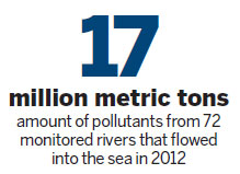 Coastal waters face increasing pollution
