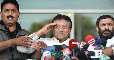 Musharraf returns for elections