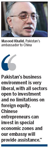 Pakistani ambassador urges much more trade