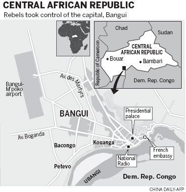 Rebels seize capital, president flees