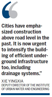 Cities urged to step up drainage improvements