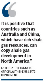 China can 'learn from US on shale gas'