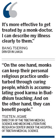 Monk-doctors fill medical, spiritual needs