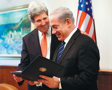 Kerry urges Israel to promote peace talks, not settlements