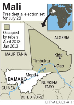 Mali sets presidential election for July 28