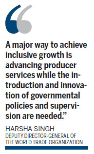Services to play major role in growth
