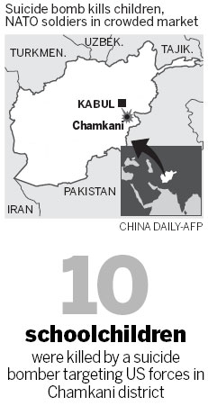 Suicide bomber leaves 13 dead in Afghanistan