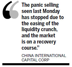 China's stock market sees mild rebound
