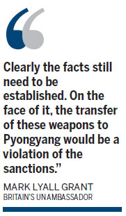 DPRK breaks silence on arms shipment, calls them 'legitimate'