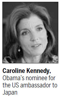 Caroline Kennedy nominated as US ambassador to Japan