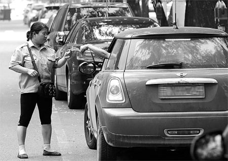 Construction of parking lots still in slow lane