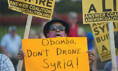 US seeks coalition as UK says no