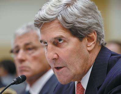 Kerry at odds with intelligence on rebels