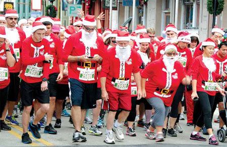 Santa Clauses coming to town for Texas race