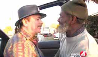 Santana reunites with homeless ex-bandmate