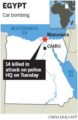 Egyptian police station attack leaves 14 dead