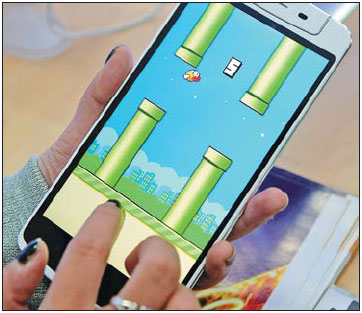 Game over for Flappy Bird